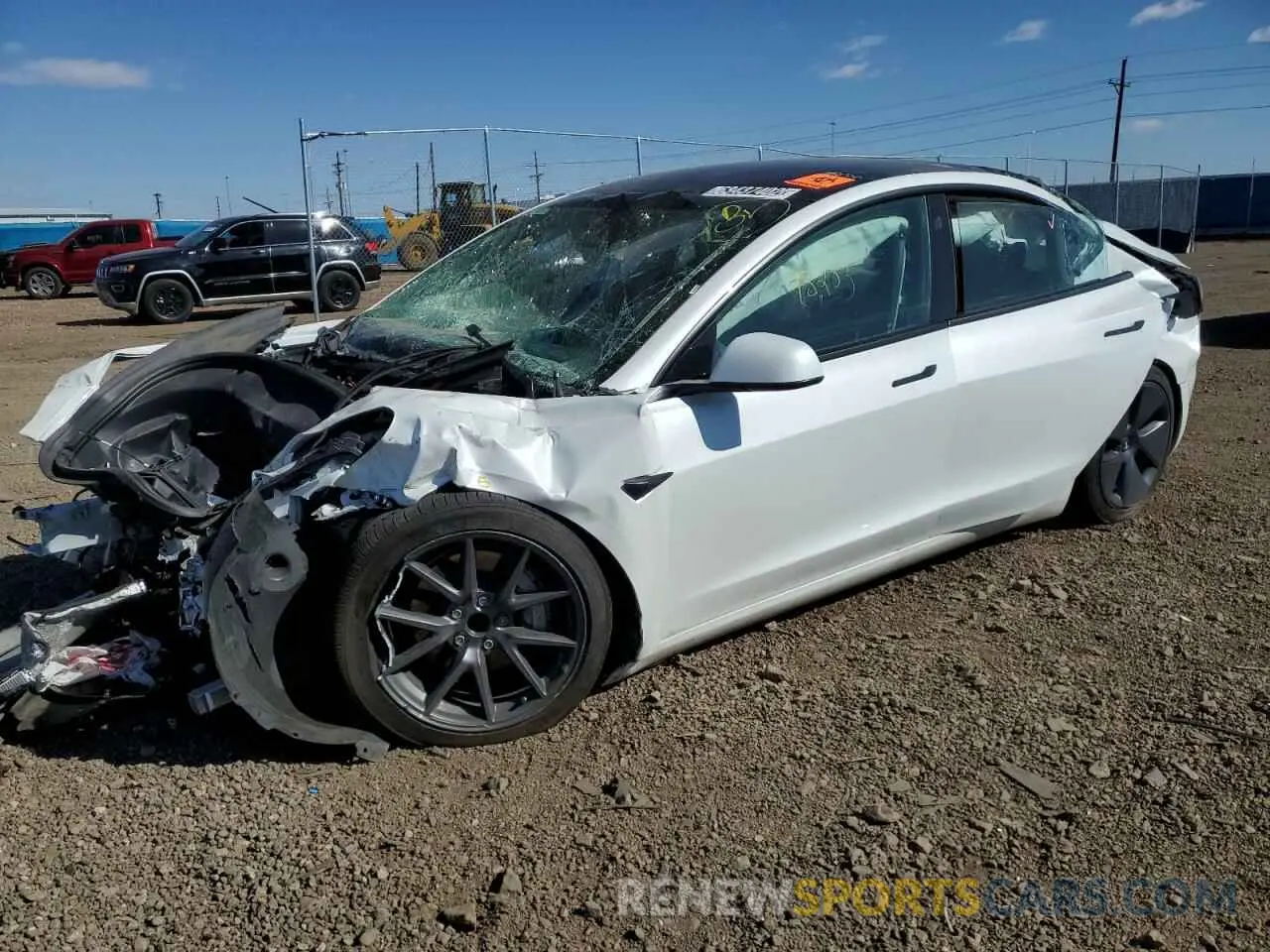 1 fotografías del automóvil dañado 5YJ3E1EA6NF191258 TESLA MODEL 3 2022
