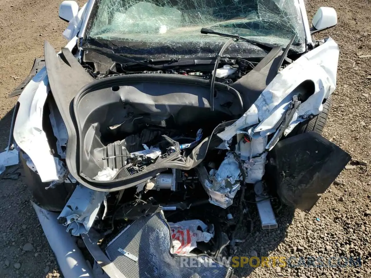 11 fotografías del automóvil dañado 5YJ3E1EA6NF191258 TESLA MODEL 3 2022