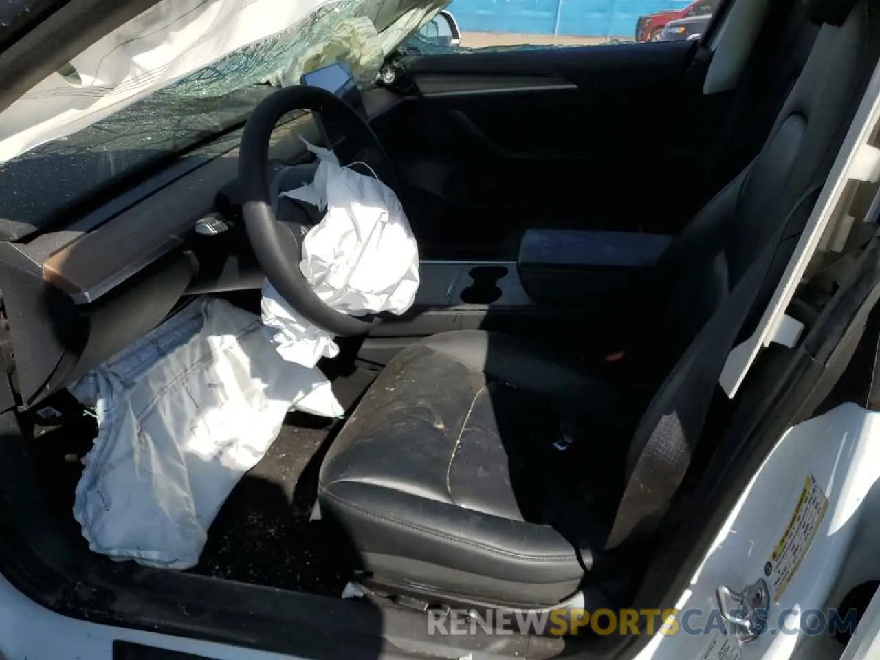 7 fotografías del automóvil dañado 5YJ3E1EA6NF191258 TESLA MODEL 3 2022