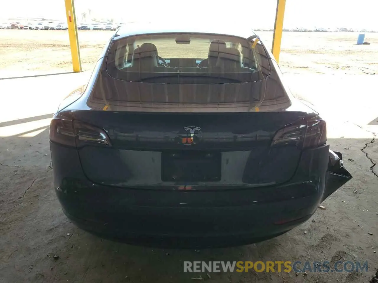 6 fotografías del automóvil dañado 5YJ3E1EA6NF191423 TESLA MODEL 3 2022