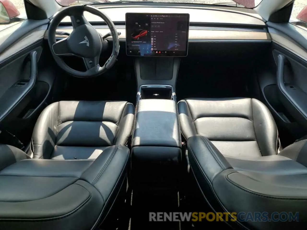 8 fotografías del automóvil dañado 5YJ3E1EA6NF192023 TESLA MODEL 3 2022