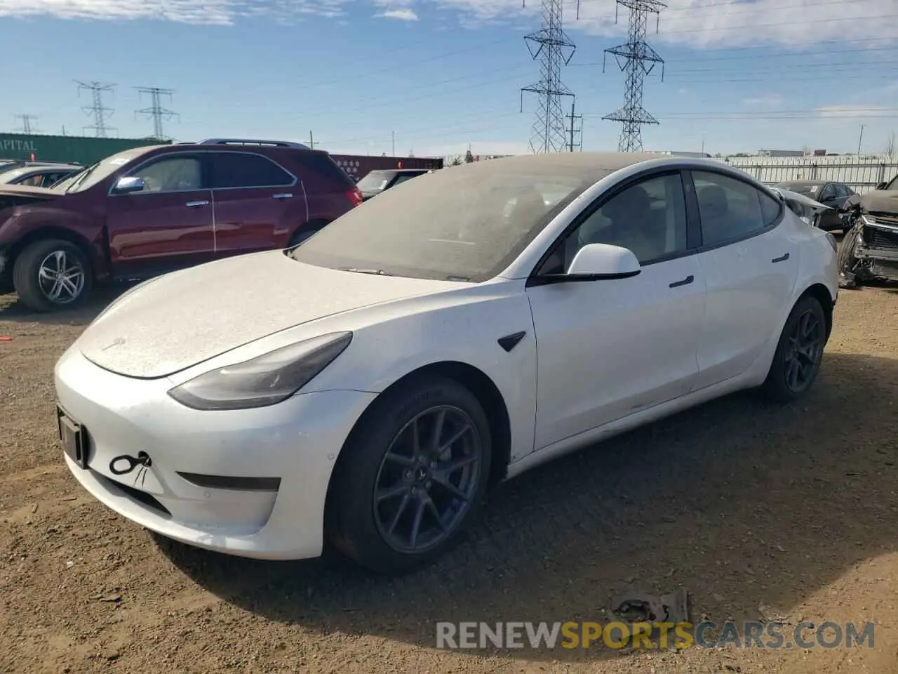 1 fotografías del automóvil dañado 5YJ3E1EA6NF231046 TESLA MODEL 3 2022