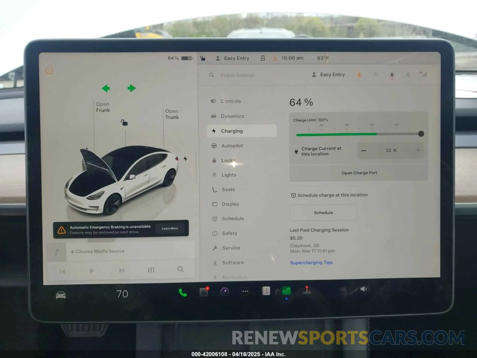 16 fotografías del automóvil dañado 5YJ3E1EA6NF252320 TESLA MODEL 3 2022