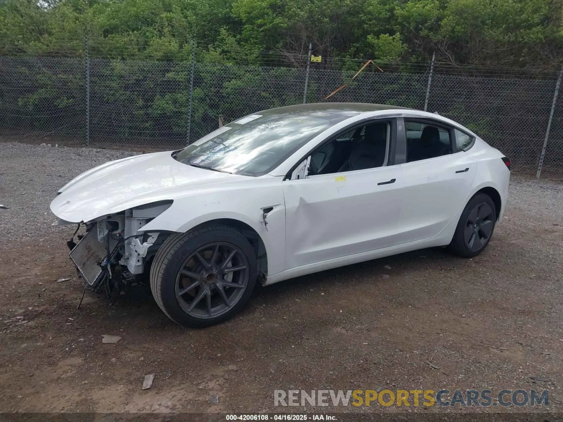19 fotografías del automóvil dañado 5YJ3E1EA6NF252320 TESLA MODEL 3 2022