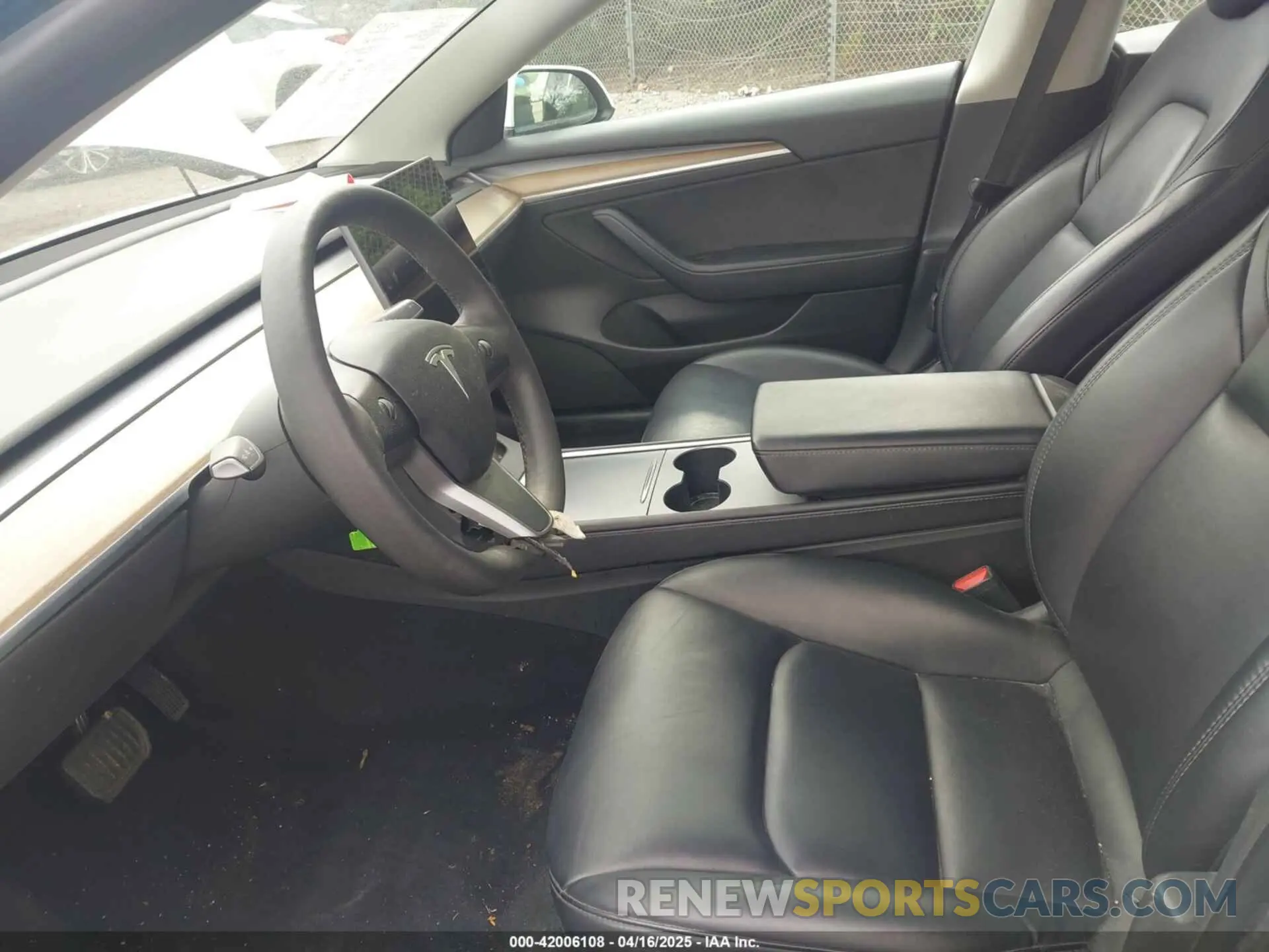 5 fotografías del automóvil dañado 5YJ3E1EA6NF252320 TESLA MODEL 3 2022