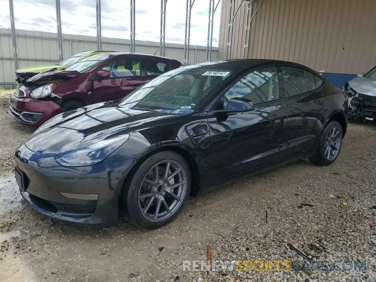 1 fotografías del automóvil dañado 5YJ3E1EA6NF287553 TESLA MODEL 3 2022