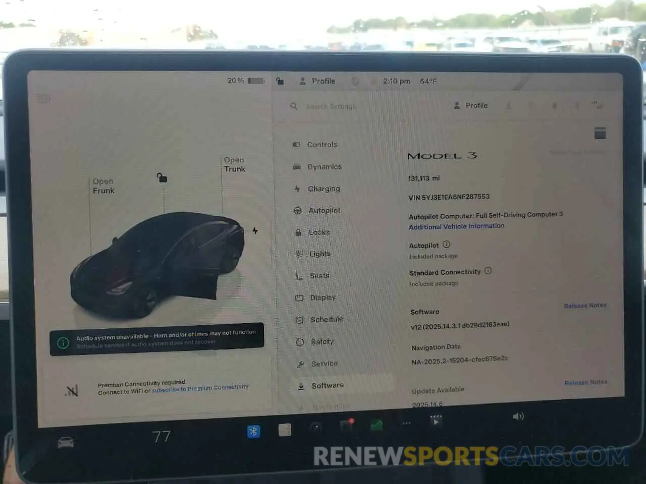 9 fotografías del automóvil dañado 5YJ3E1EA6NF287553 TESLA MODEL 3 2022