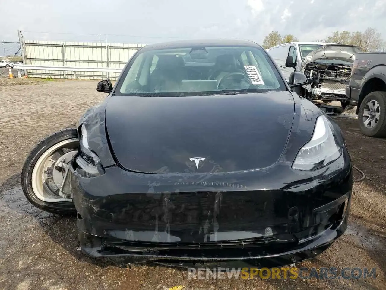 5 fotografías del automóvil dañado 5YJ3E1EA6NF289206 TESLA MODEL 3 2022