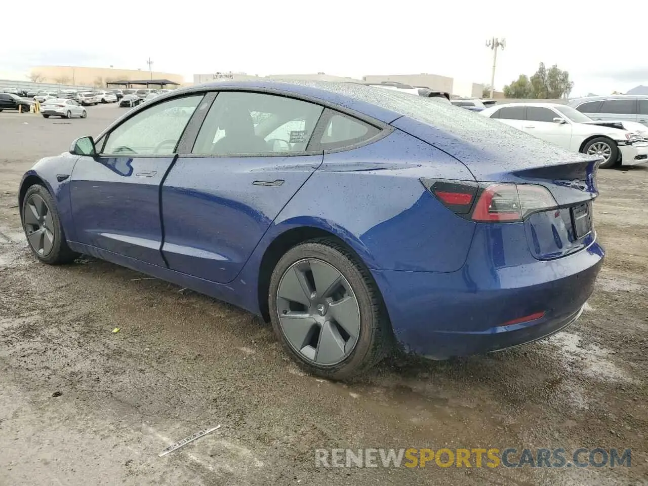 2 fotografías del automóvil dañado 5YJ3E1EA6NF291246 TESLA MODEL 3 2022