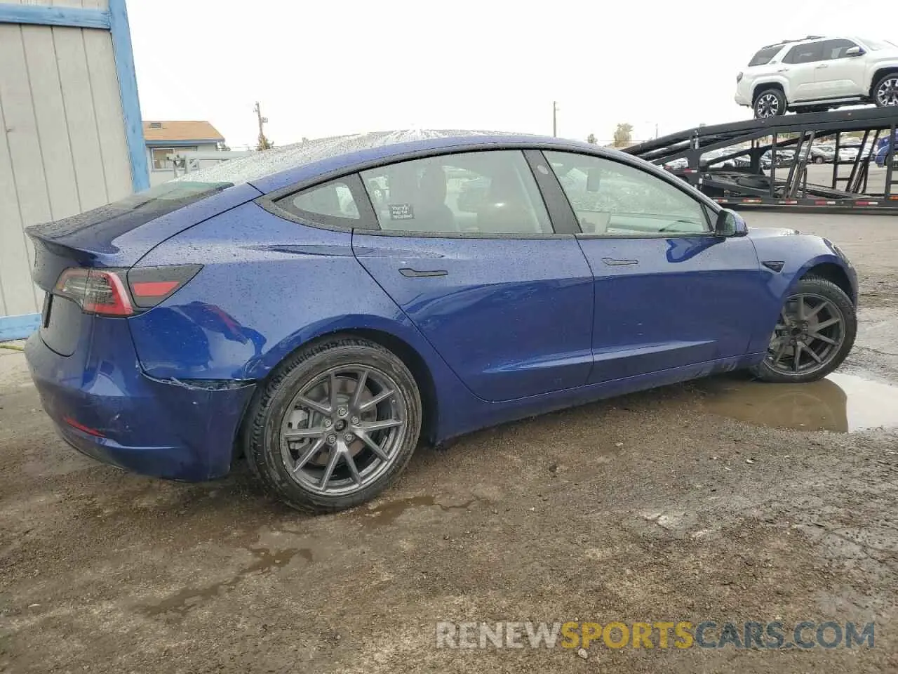 3 fotografías del automóvil dañado 5YJ3E1EA6NF291246 TESLA MODEL 3 2022