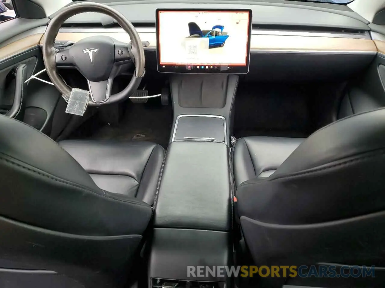 8 fotografías del automóvil dañado 5YJ3E1EA6NF291246 TESLA MODEL 3 2022