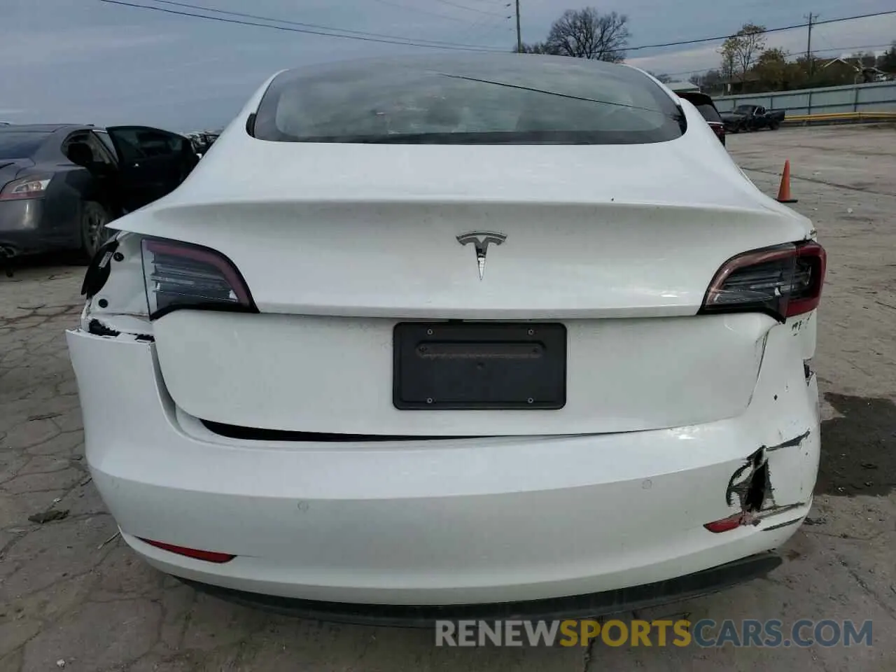 6 fotografías del automóvil dañado 5YJ3E1EA6NF302133 TESLA MODEL 3 2022