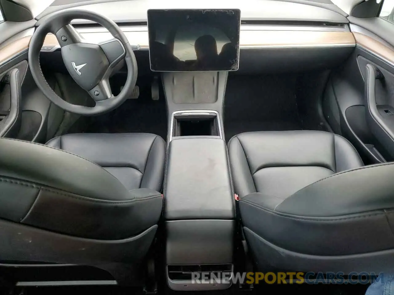 8 fotografías del automóvil dañado 5YJ3E1EA6NF302133 TESLA MODEL 3 2022