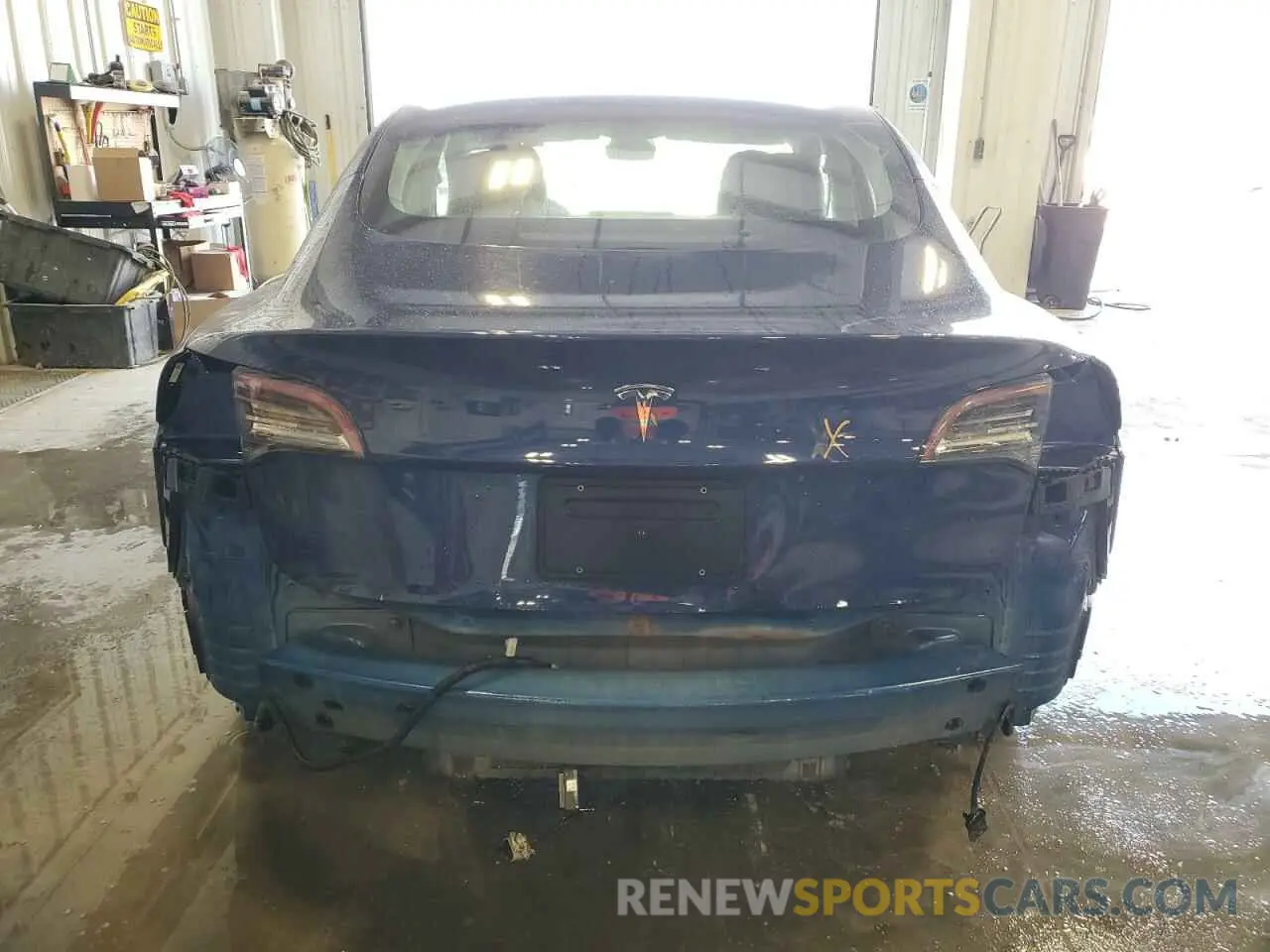 6 fotografías del automóvil dañado 5YJ3E1EA6NF304397 TESLA MODEL 3 2022