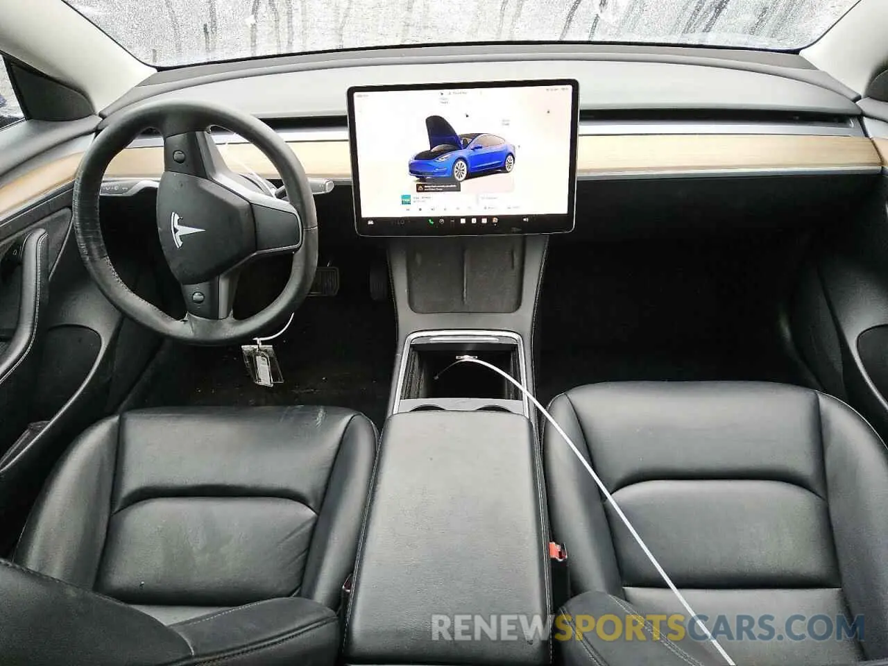 8 fotografías del automóvil dañado 5YJ3E1EA6NF304433 TESLA MODEL 3 2022