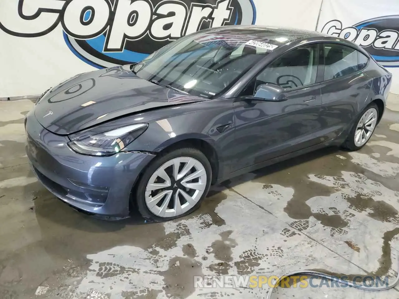 1 fotografías del automóvil dañado 5YJ3E1EA6NF304447 TESLA MODEL 3 2022