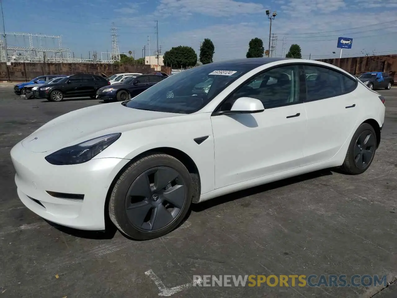 1 fotografías del automóvil dañado 5YJ3E1EA6NF331051 TESLA MODEL 3 2022