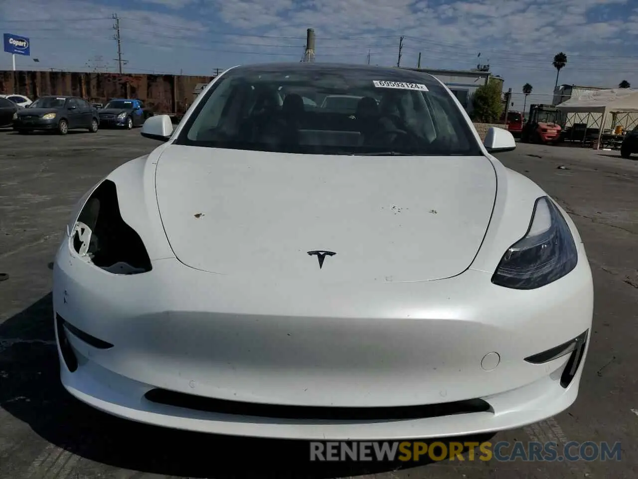 5 fotografías del automóvil dañado 5YJ3E1EA6NF331051 TESLA MODEL 3 2022