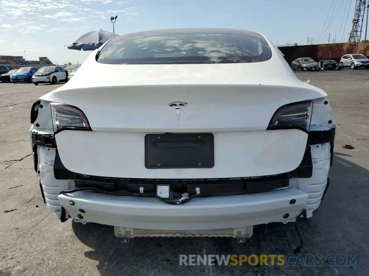 6 fotografías del automóvil dañado 5YJ3E1EA6NF331051 TESLA MODEL 3 2022
