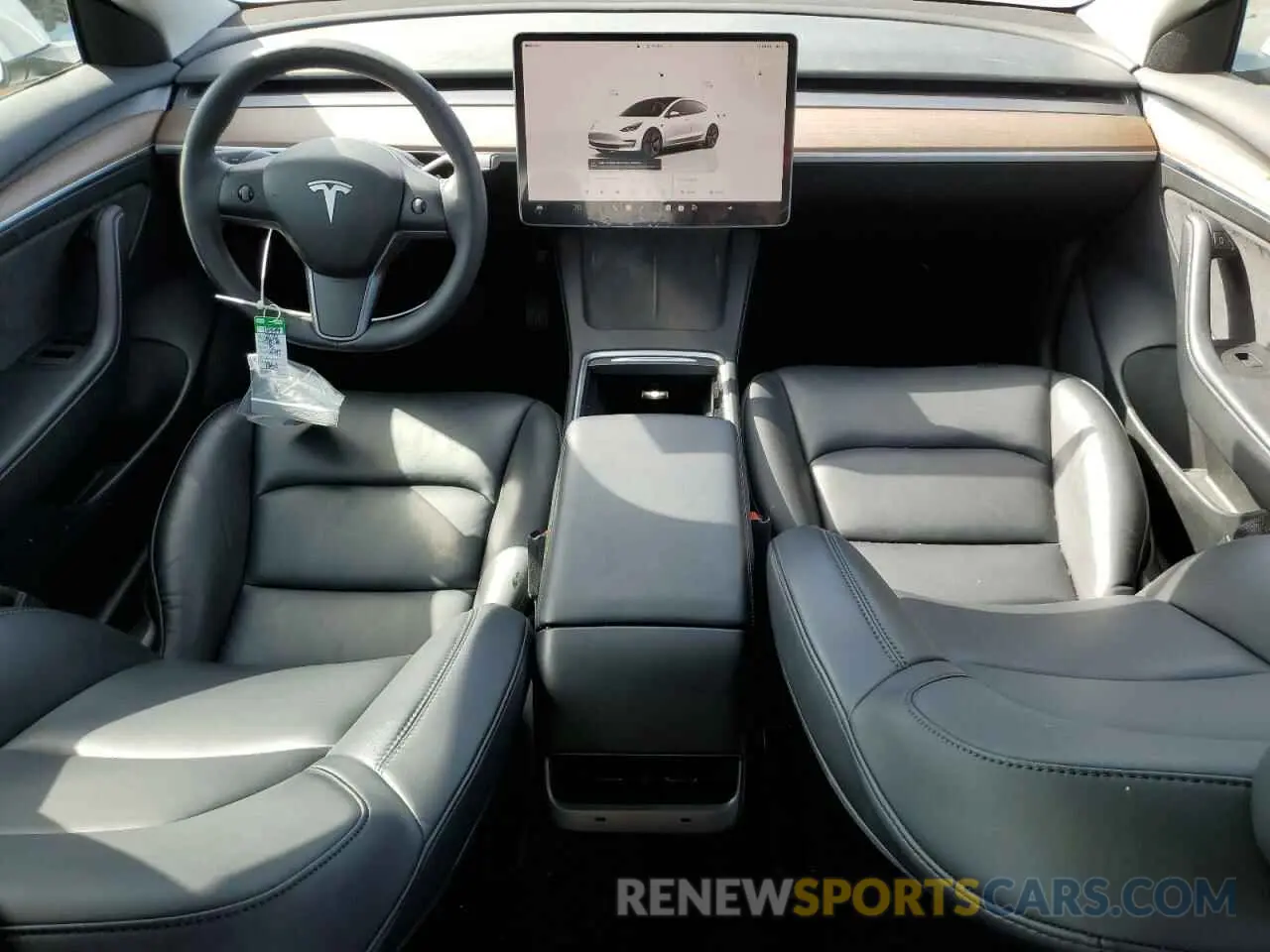 8 fotografías del automóvil dañado 5YJ3E1EA6NF331051 TESLA MODEL 3 2022