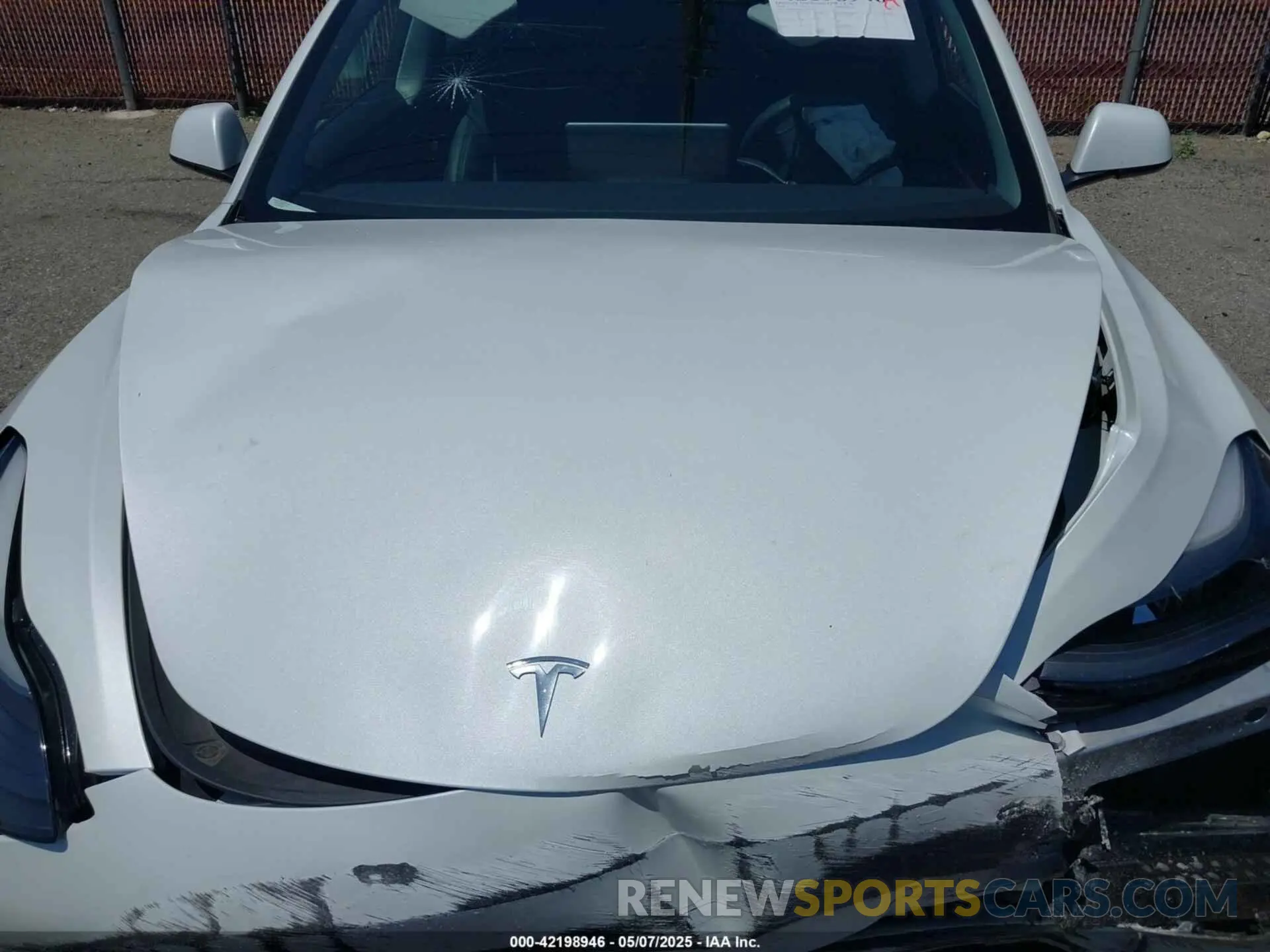 10 fotografías del automóvil dañado 5YJ3E1EA6NF332281 TESLA MODEL 3 2022