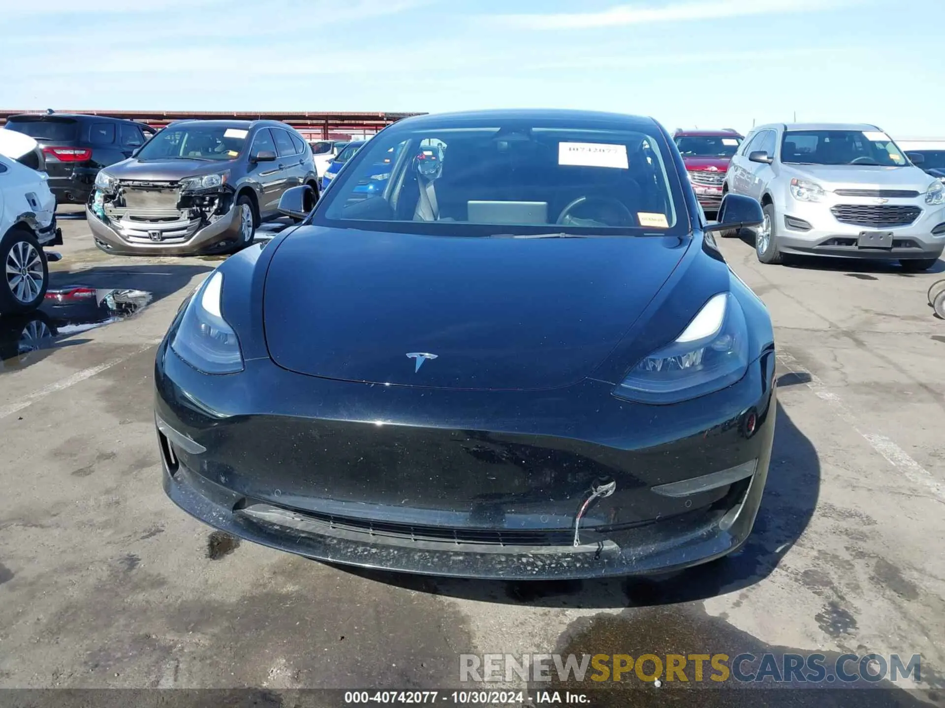11 fotografías del automóvil dañado 5YJ3E1EA6NF352191 TESLA MODEL 3 2022