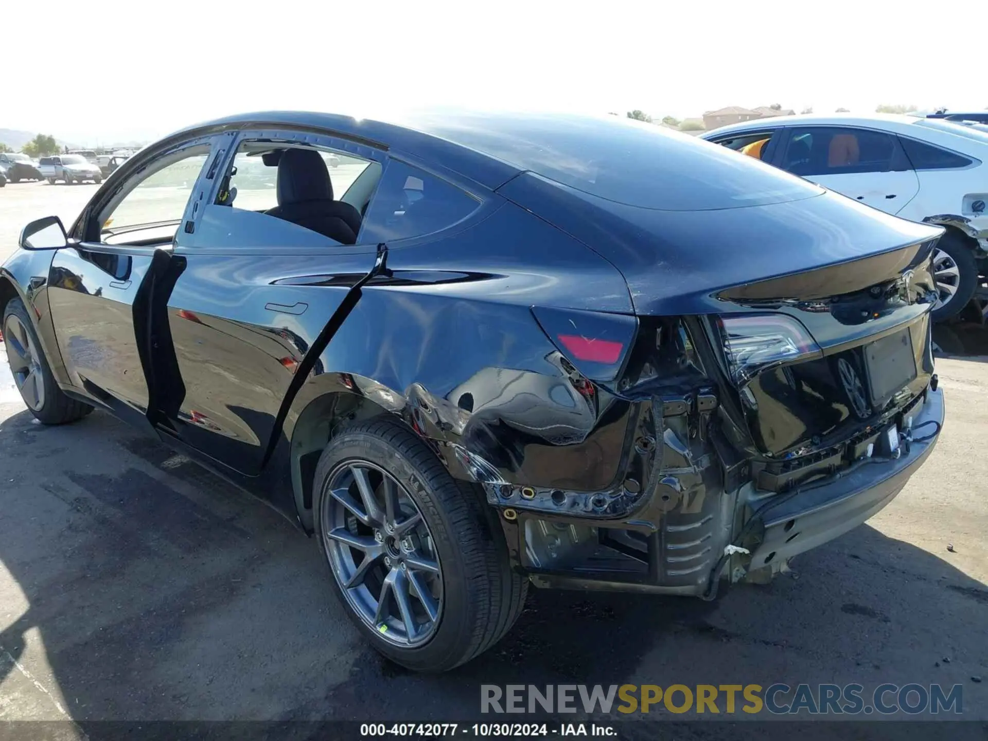 6 fotografías del automóvil dañado 5YJ3E1EA6NF352191 TESLA MODEL 3 2022