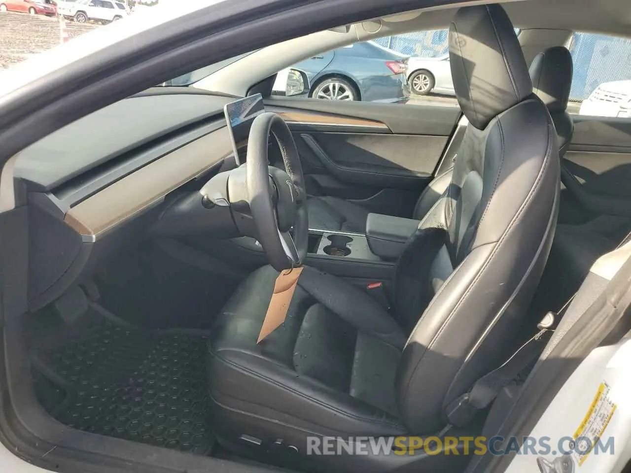 7 fotografías del automóvil dañado 5YJ3E1EA6NF368696 TESLA MODEL 3 2022