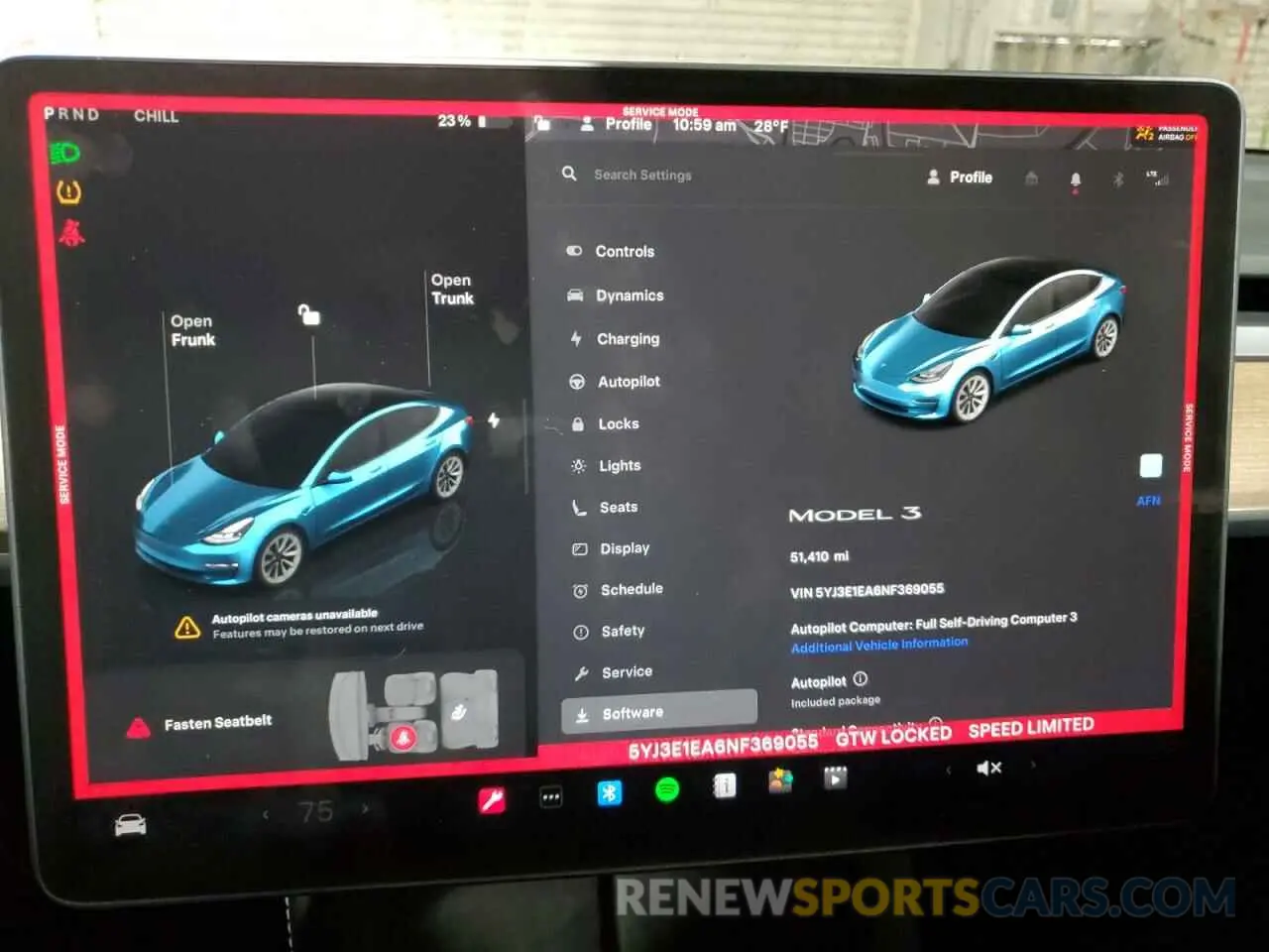 9 fotografías del automóvil dañado 5YJ3E1EA6NF369055 TESLA MODEL 3 2022