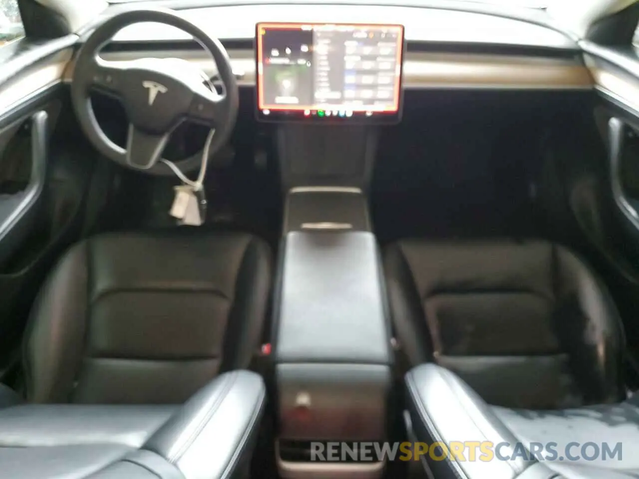 8 fotografías del automóvil dañado 5YJ3E1EA6NF369198 TESLA MODEL 3 2022