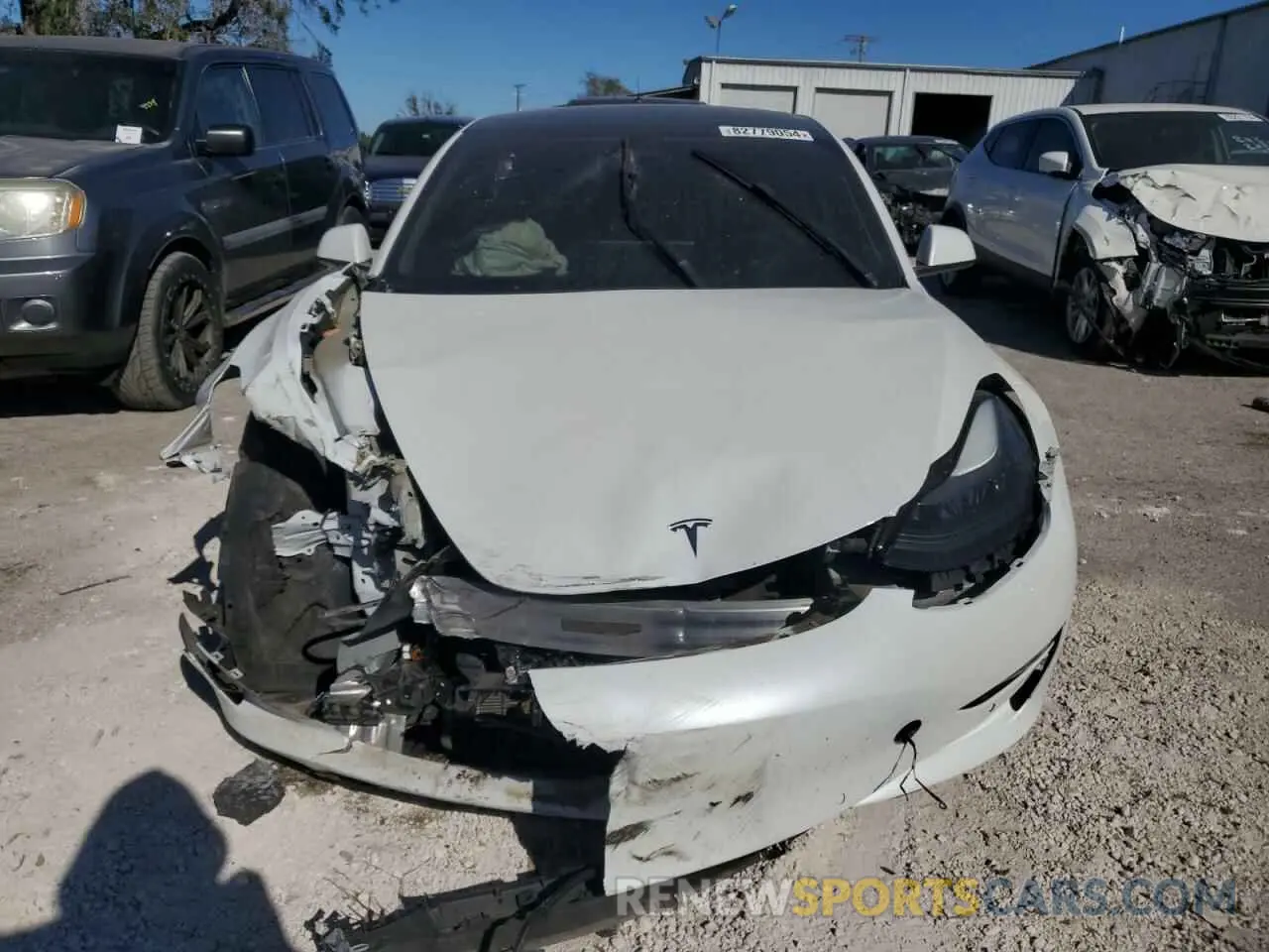 5 fotografías del automóvil dañado 5YJ3E1EA6NF370867 TESLA MODEL 3 2022