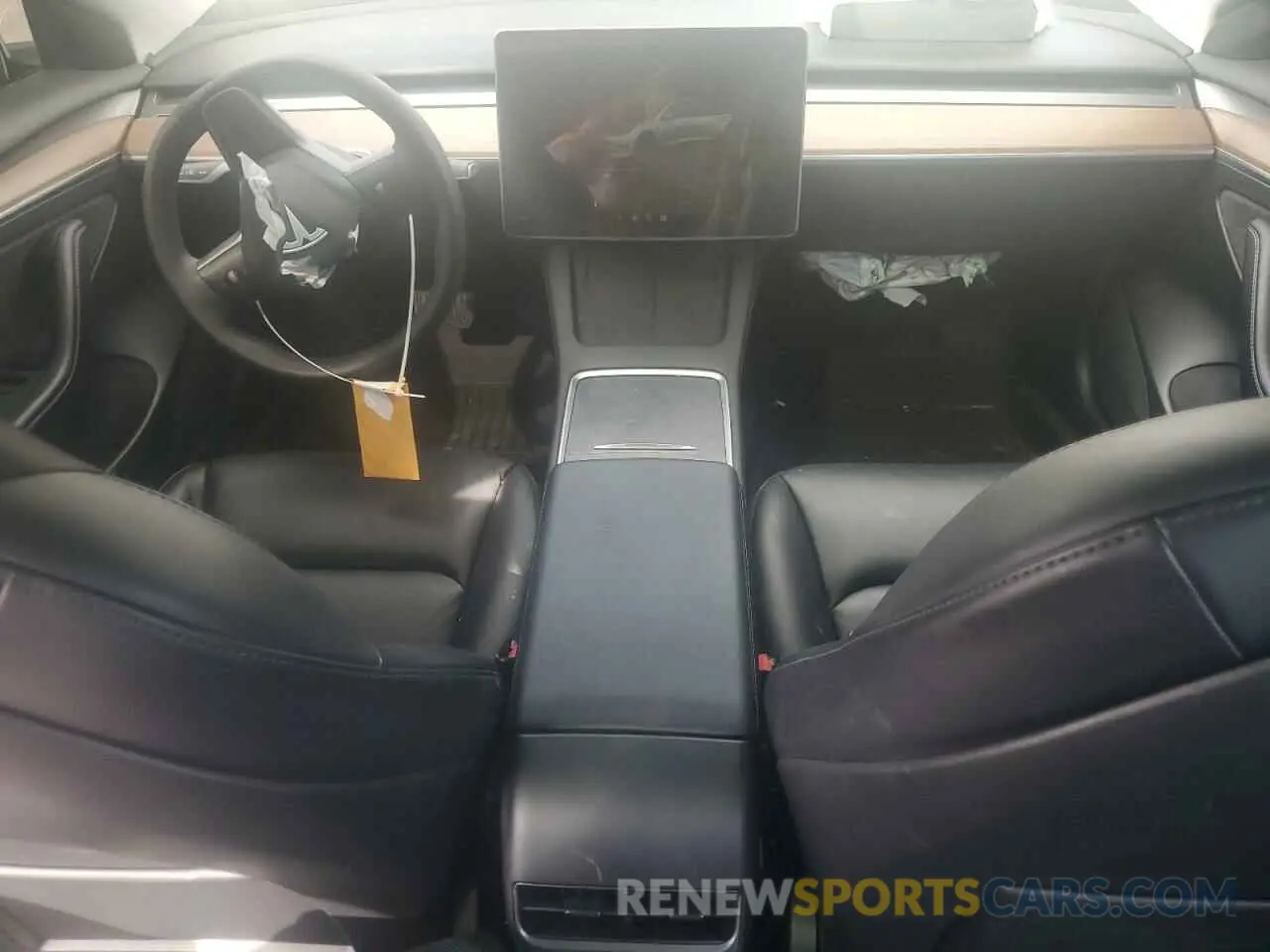 8 fotografías del automóvil dañado 5YJ3E1EA6NF370867 TESLA MODEL 3 2022