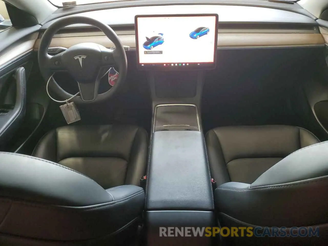 8 fotografías del automóvil dañado 5YJ3E1EA6NF371923 TESLA MODEL 3 2022