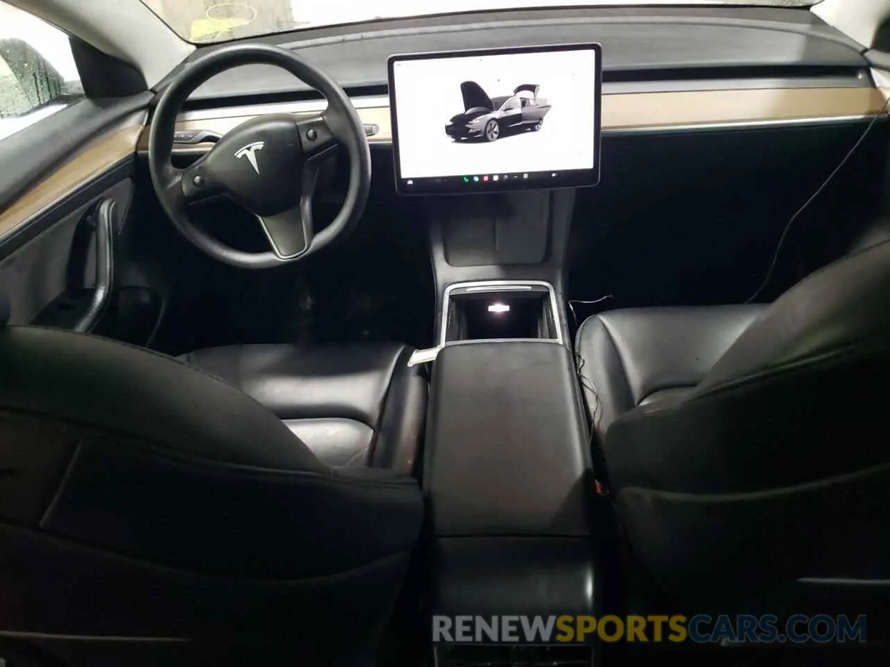8 fotografías del automóvil dañado 5YJ3E1EA6NF372361 TESLA MODEL 3 2022