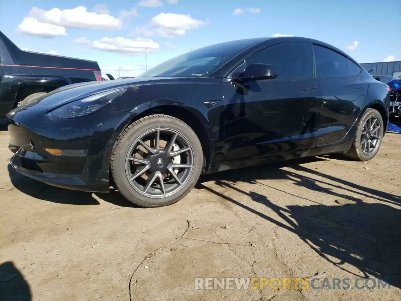 1 fotografías del automóvil dañado 5YJ3E1EA7NF101342 TESLA MODEL 3 2022