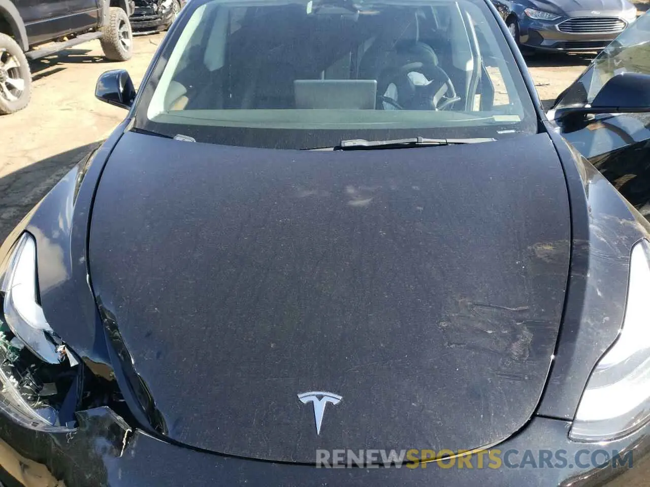 11 fotografías del automóvil dañado 5YJ3E1EA7NF101342 TESLA MODEL 3 2022