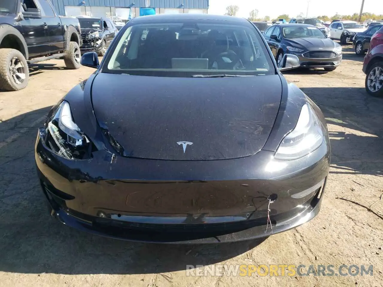 5 fotografías del automóvil dañado 5YJ3E1EA7NF101342 TESLA MODEL 3 2022