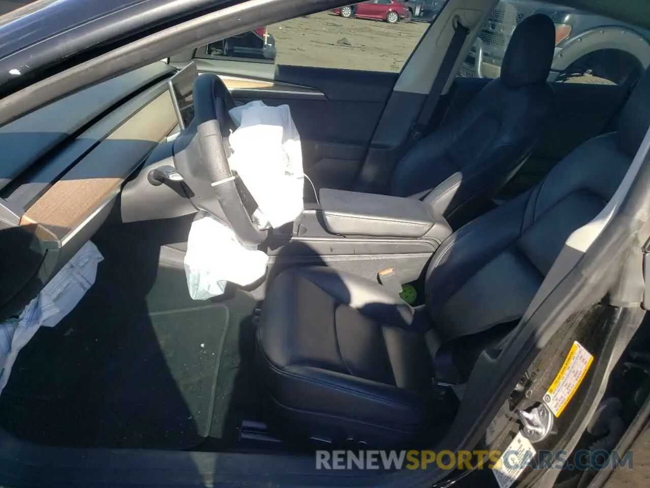 7 fotografías del automóvil dañado 5YJ3E1EA7NF101342 TESLA MODEL 3 2022