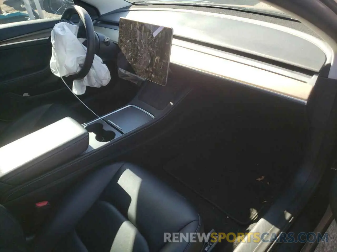8 fotografías del automóvil dañado 5YJ3E1EA7NF101342 TESLA MODEL 3 2022