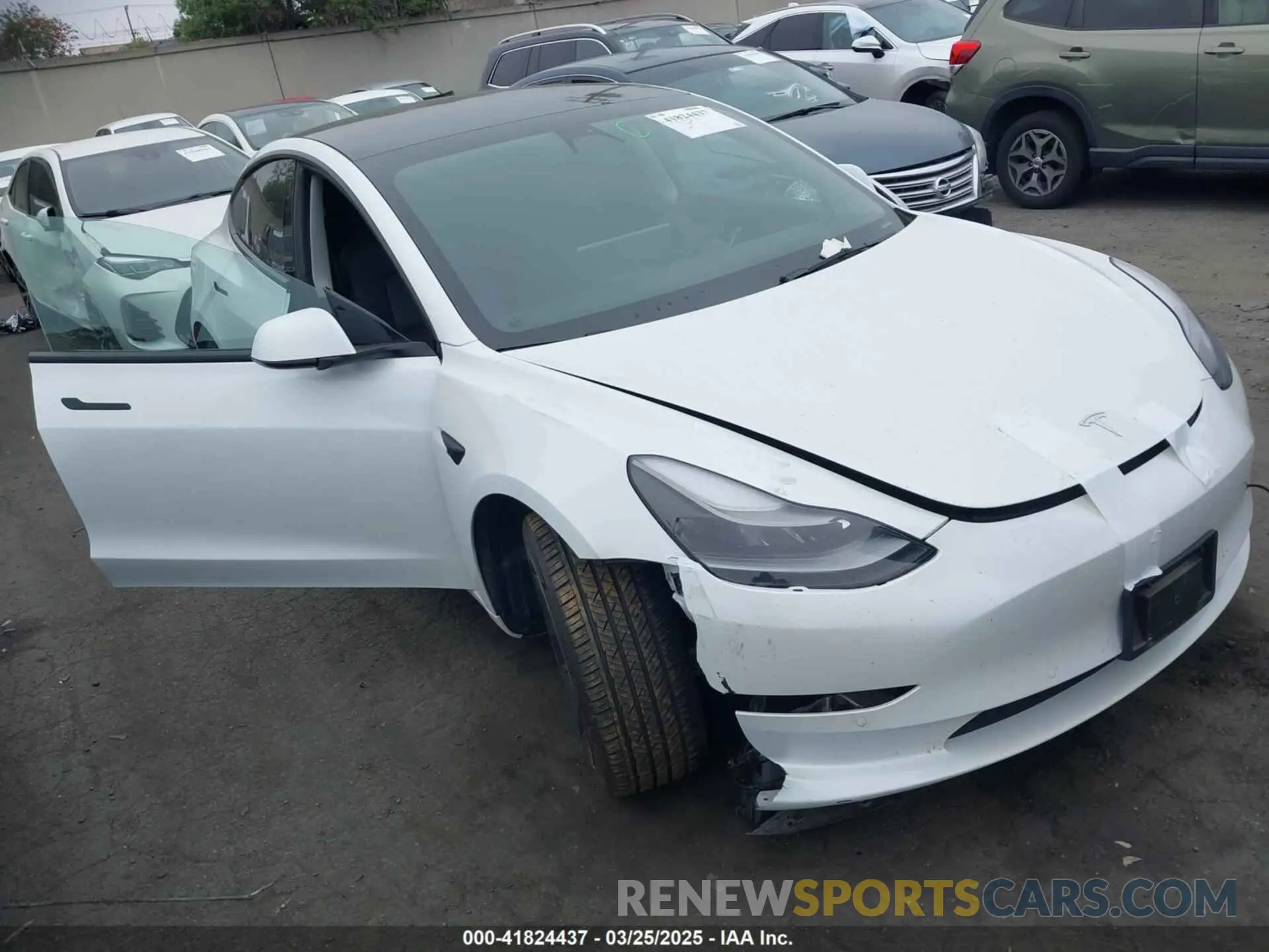 1 fotografías del automóvil dañado 5YJ3E1EA7NF108758 TESLA MODEL 3 2022