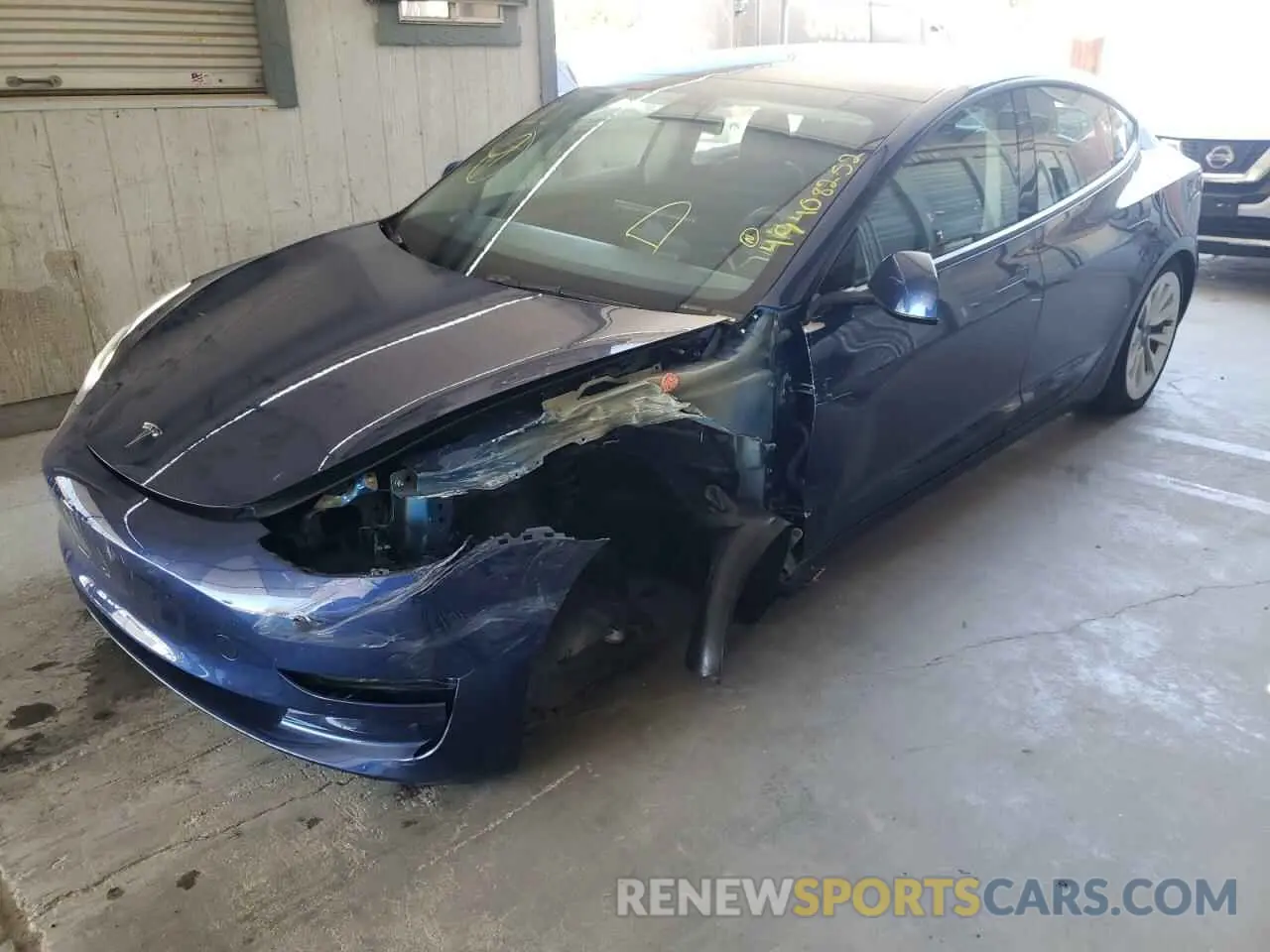 9 fotografías del automóvil dañado 5YJ3E1EA7NF142957 TESLA MODEL 3 2022
