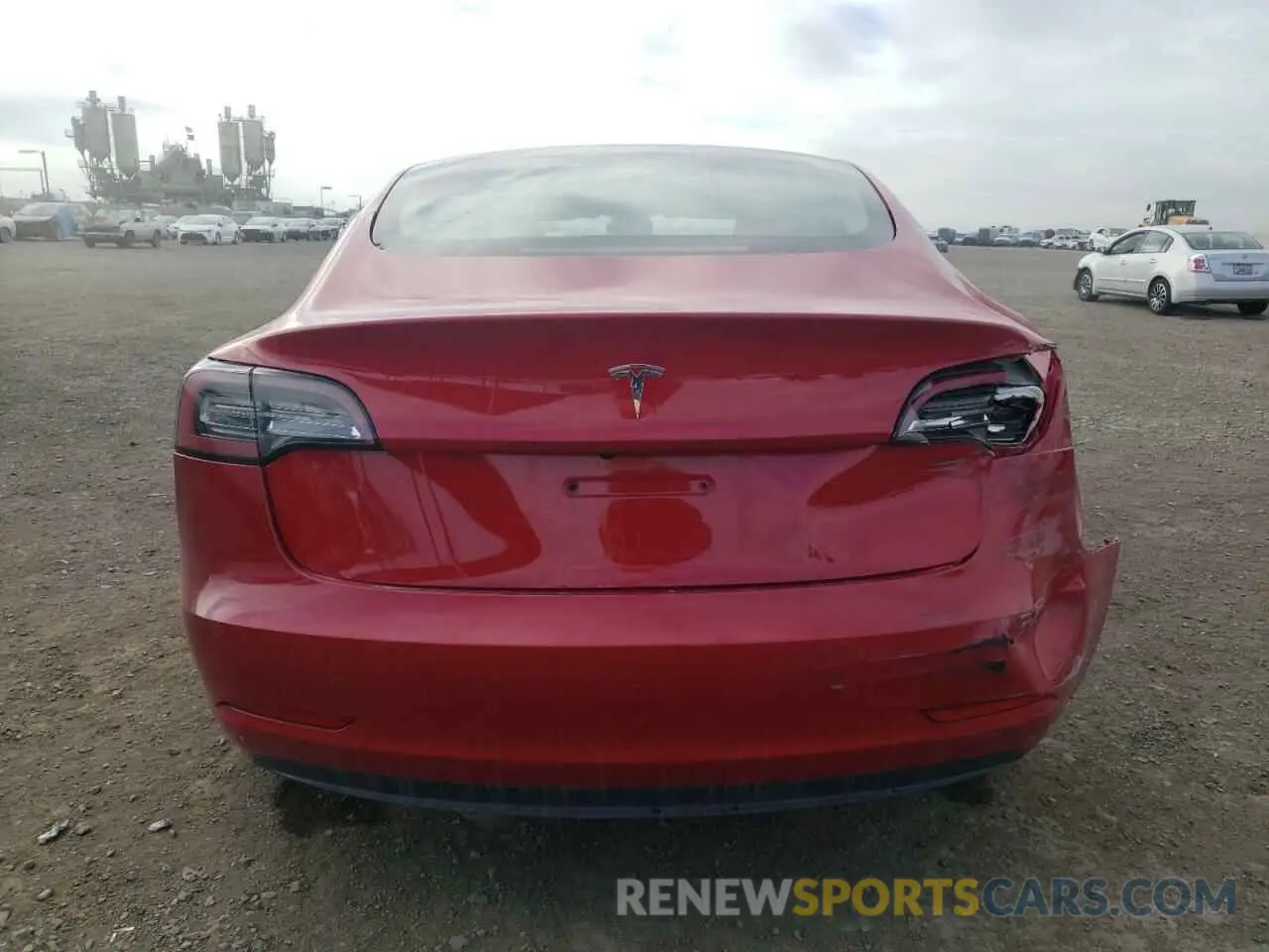 6 fotografías del automóvil dañado 5YJ3E1EA7NF144403 TESLA MODEL 3 2022