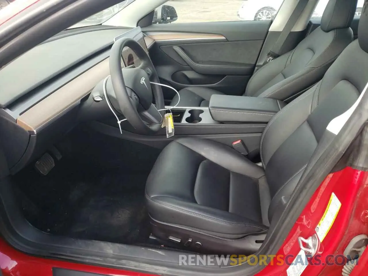 7 fotografías del automóvil dañado 5YJ3E1EA7NF144403 TESLA MODEL 3 2022