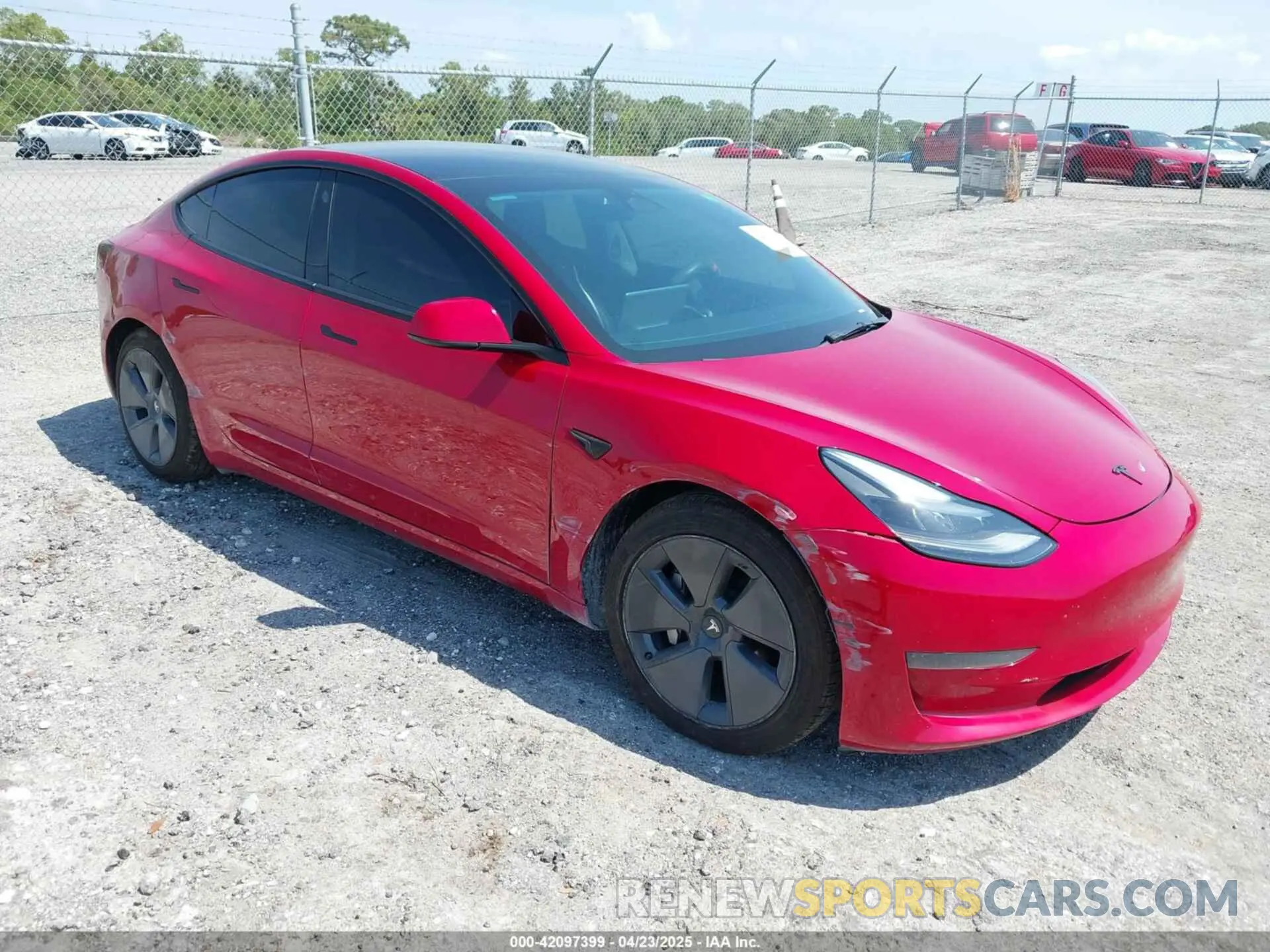 1 fotografías del automóvil dañado 5YJ3E1EA7NF152114 TESLA MODEL 3 2022