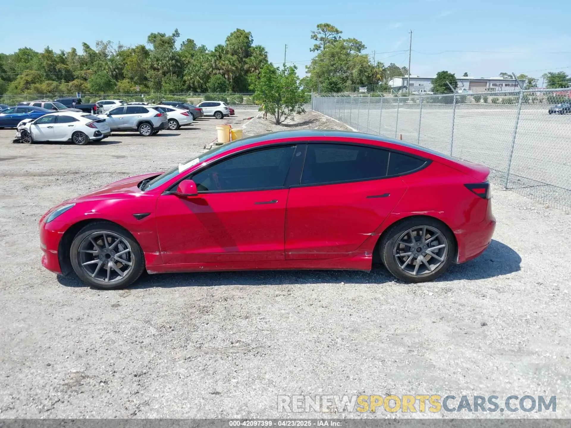 15 fotografías del automóvil dañado 5YJ3E1EA7NF152114 TESLA MODEL 3 2022