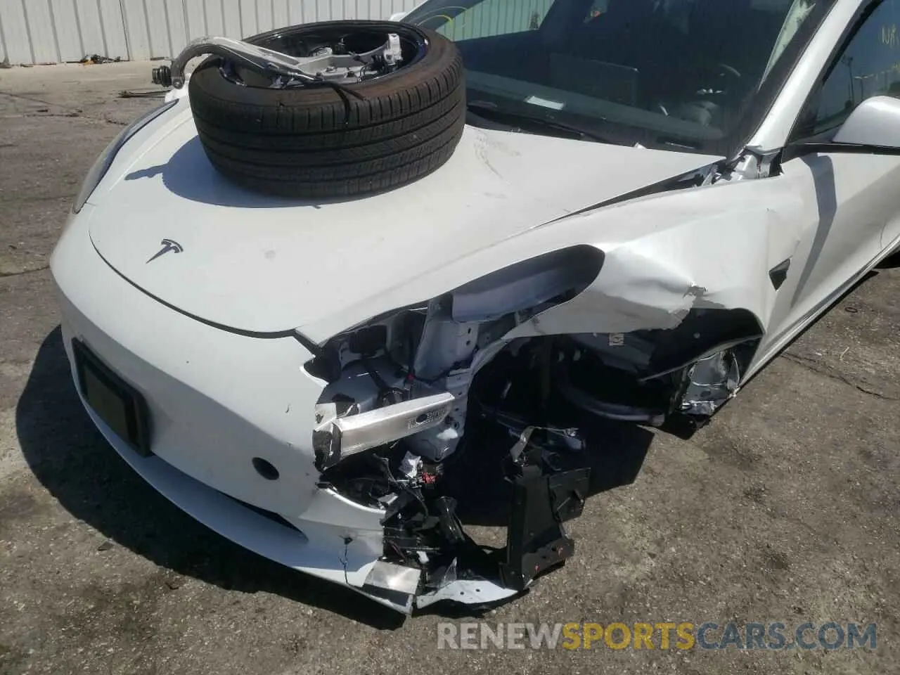 9 fotografías del automóvil dañado 5YJ3E1EA7NF159340 TESLA MODEL 3 2022