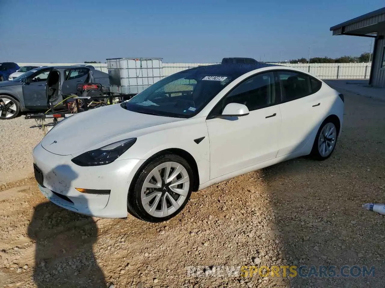 1 fotografías del automóvil dañado 5YJ3E1EA7NF184741 TESLA MODEL 3 2022