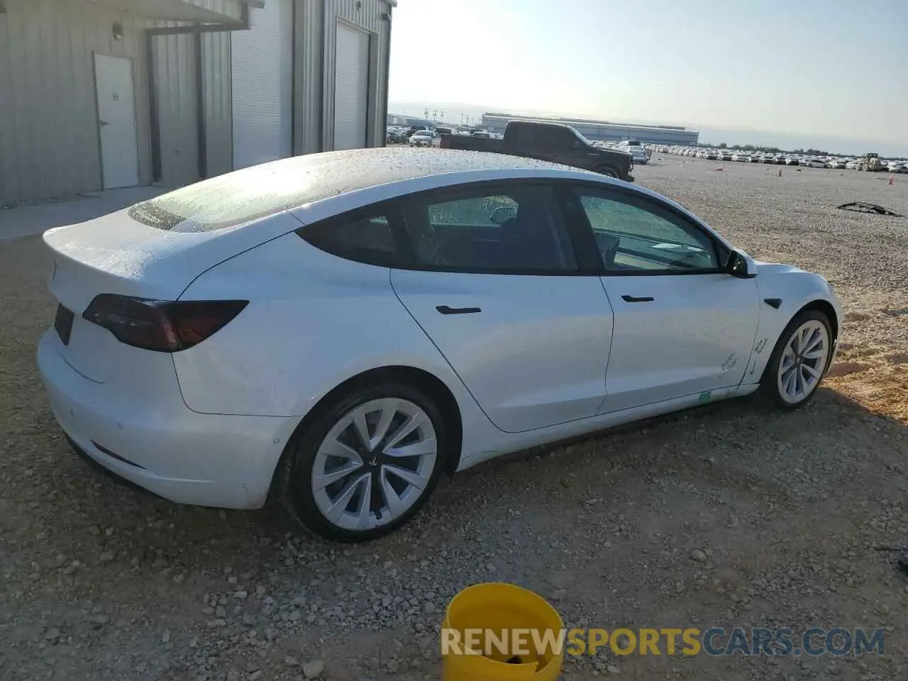 3 fotografías del automóvil dañado 5YJ3E1EA7NF184741 TESLA MODEL 3 2022