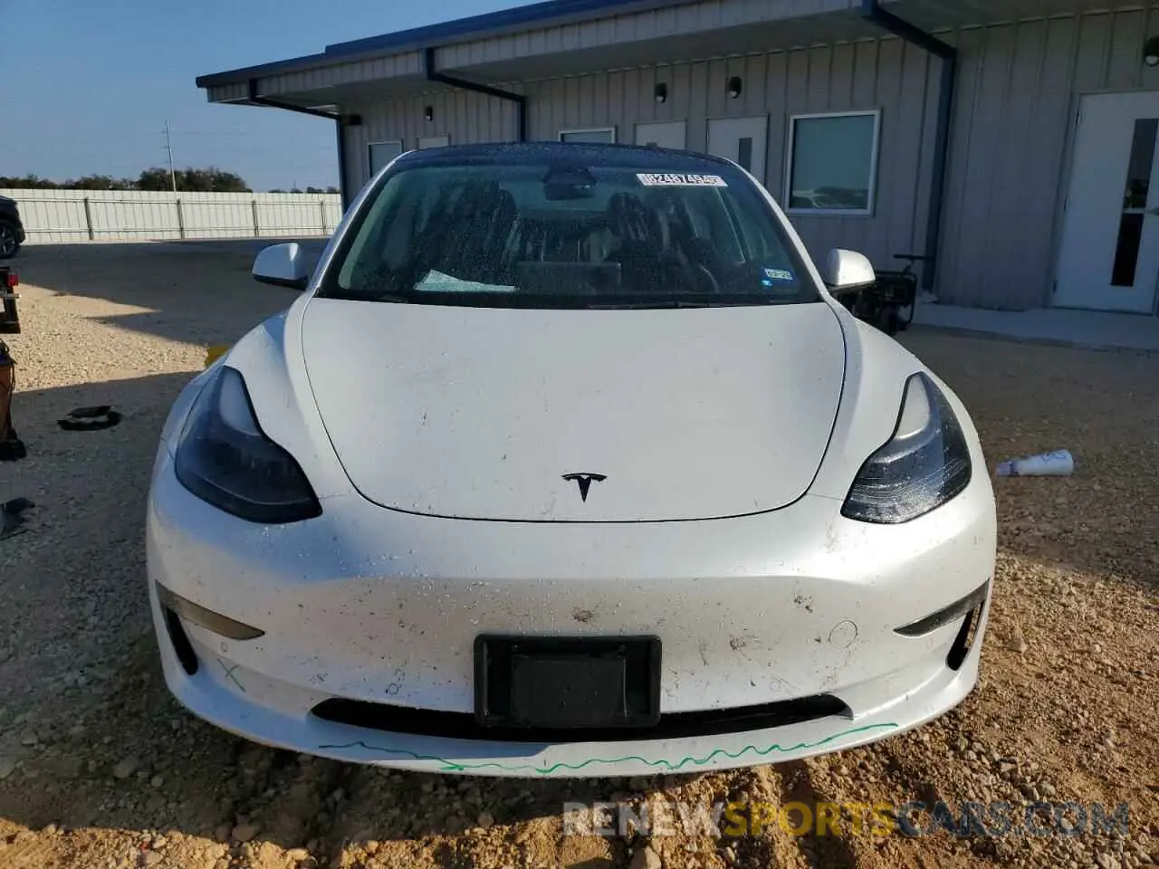 5 fotografías del automóvil dañado 5YJ3E1EA7NF184741 TESLA MODEL 3 2022