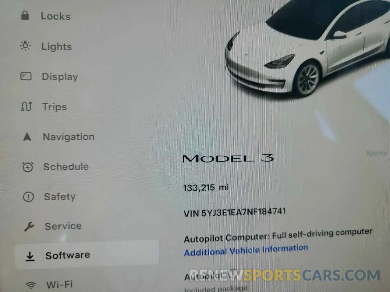 9 fotografías del automóvil dañado 5YJ3E1EA7NF184741 TESLA MODEL 3 2022